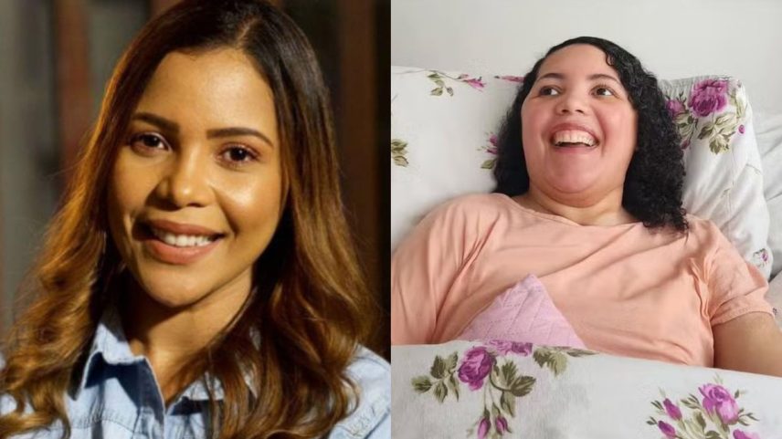 Amanda Wanessa antes e depois (Foto: Reprodução/Redes sociais)