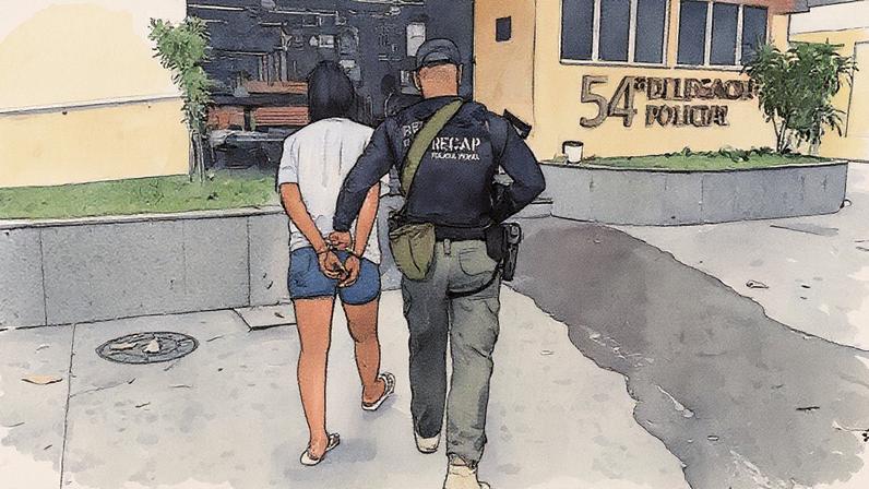Mulher acusada de mais de 20 assaltos a taxistas é recapturada em Duque de Caxias (Foto: Reprodução)