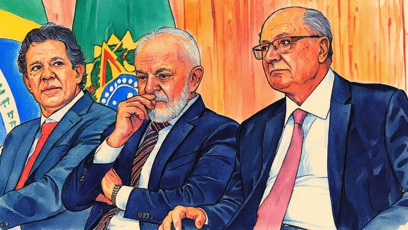Foi anunciado – sob fanfarra, como de hábito – o mais recente pacote de ajuda aos setores afetados pelo tarifaço, com valores descontados da meta fiscal (Foto: Wilton Junior/Estadão)