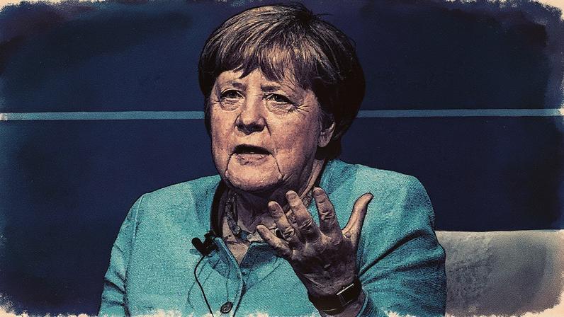 Angela Merkel, ex-premiê da Alemanha, participa do lançamento de sua autobiografia em centro cultural de Atenas, em julho (Foto: Angelos Tzortzinis - 2.jul.25/AFP)