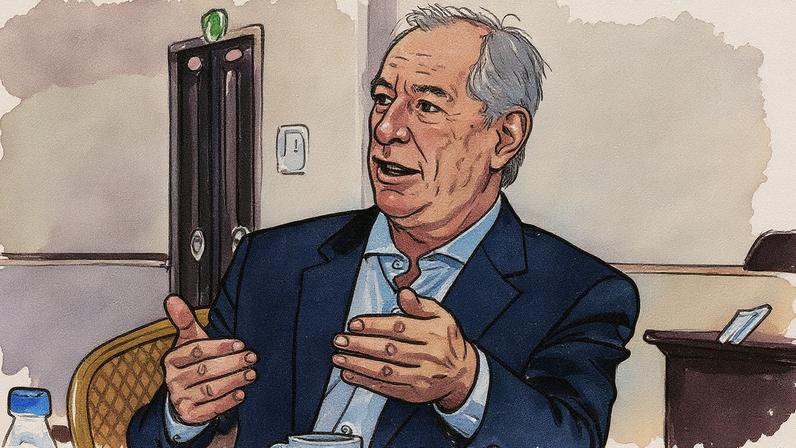 Ciro Gomes em entrevista exclusiva para O Globo (Foto: Brenno Carvalho / Agência O Globo)