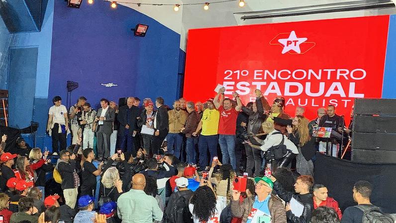 Evento do PT em São Paulo (Foto: Reprodução)
