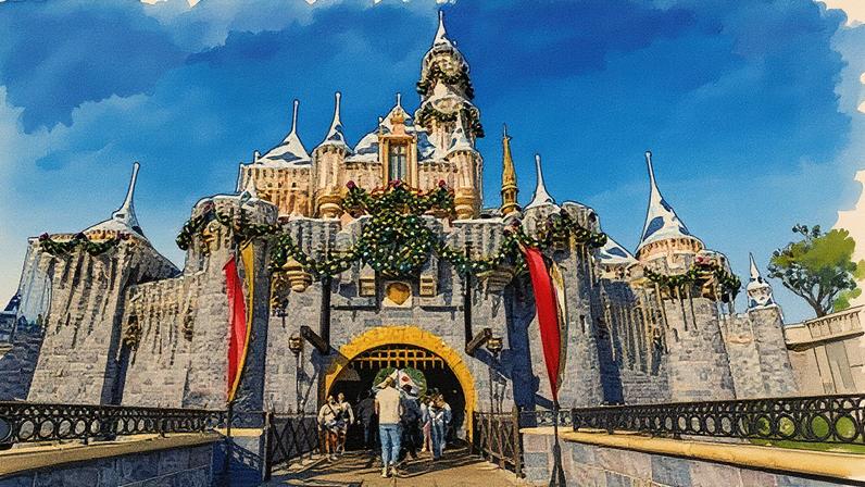 Disneyland Park, no Disneyland Resort, foi aberto em 1955 nos arredores de Los Angeles (Foto: Reprodução)