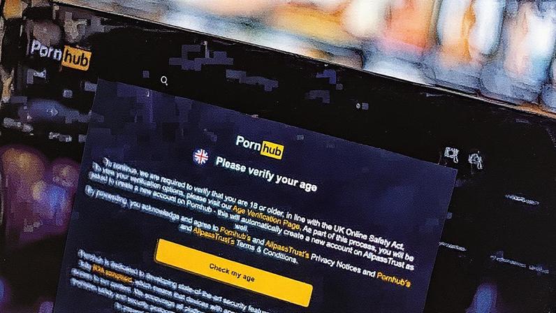 Sites de pornografia são obrigados a implementar métodos eficazes de verificação de idade para usuários do Reino Unido a partir de 25 de julho. (Foto: Jack Taylor | Getty Images)