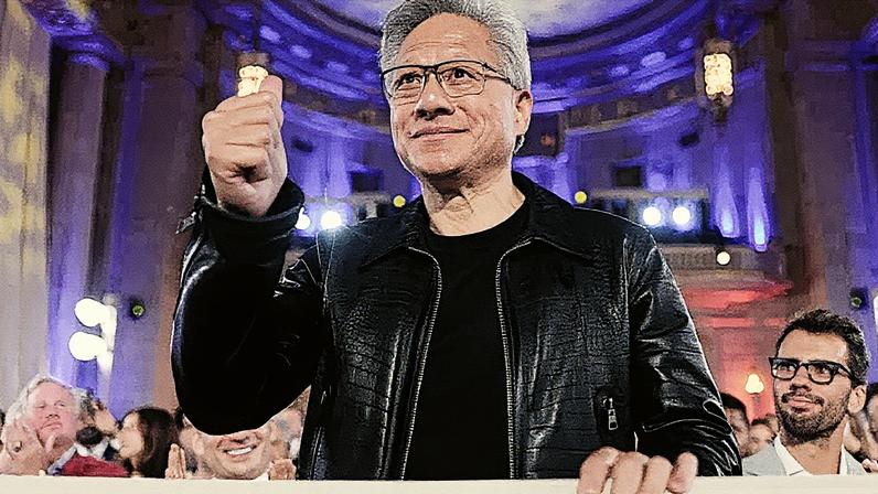 Jensen Huang, CEO da Nvidia, participa da cúpula "Vencendo a Corrida da IA" em Washington D.C., EUA, em 23 de julho de 2025. (Foto: Kent Nishimura | Reuters)