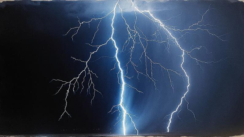 Tempestade com raios (Foto: Getty Images)