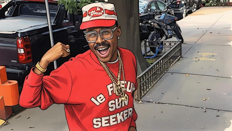 Tyler, The Creator lançou seu vídeo "Sucka Free" com temática dos anos 2000 na quarta-feira (27 de agosto). (Foto: Reprodução)