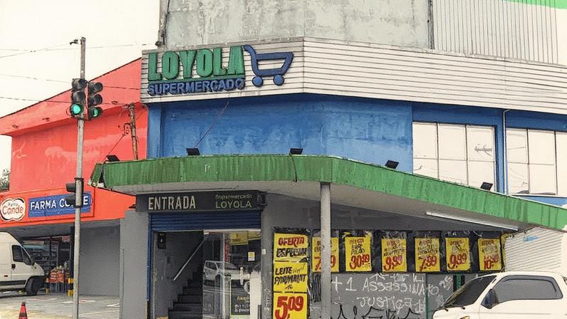 Cliente foi baleado por funcionário dentro do Supermercado Loyola (Foto: Reprodução)