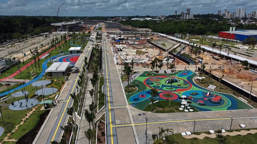 Belém, sede da COP30: Comitiva da ONU aprovou os planos operacionais apresentados pelos governos federal, estadual e municipal para conferência. (Foto: Getty Images)