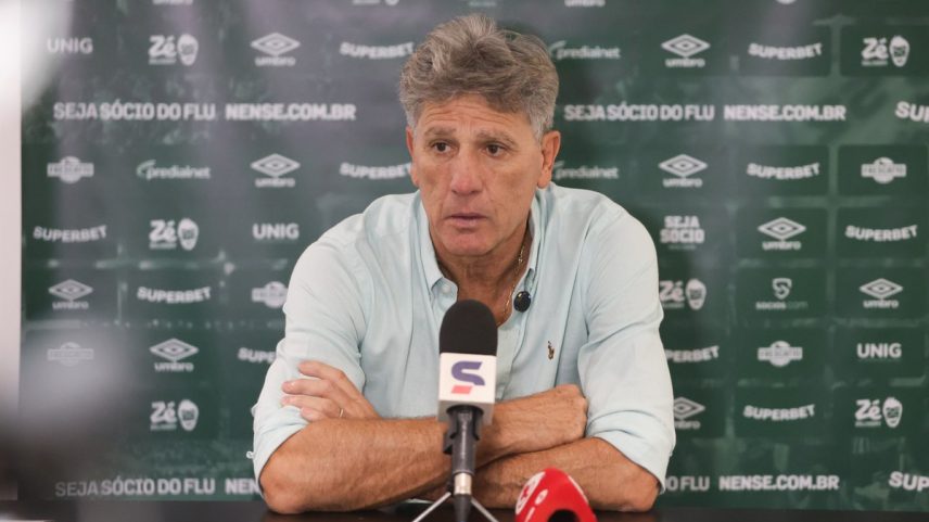 Renato Gaúcho enalteceu atuações de dupla de Xerém no empate do Fluminense com Bahia, pelo Brasileiro (Foto: Marcelo Gonçalves/ Fluminense FC)
