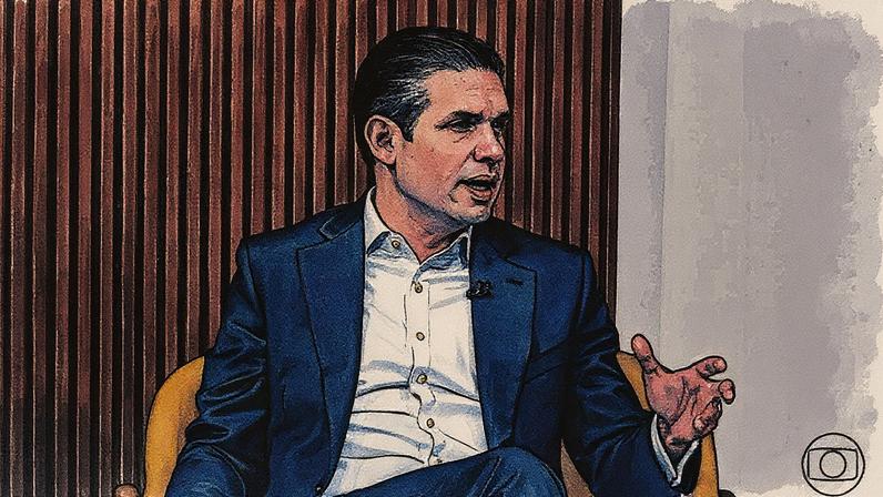 Hugo Motta diz que não há clima para anistiar quem planejou matar pessoas em uma tentativa de golpe (Foto: Jornal Nacional)