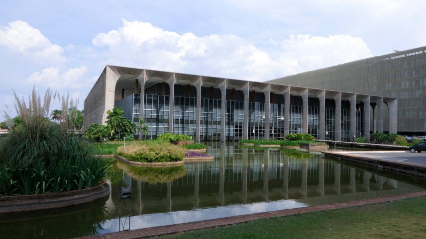 Fachada do Palácio Itamaraty, sede do Ministério das Relações Exteriores, em Brasília (Foto: Roque de Sá/Roque de Sá/Agência Senado)