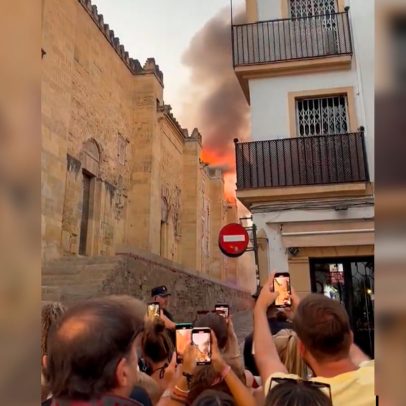 Incêndio na Mezquita de Córdoba é controlado pela polícia local