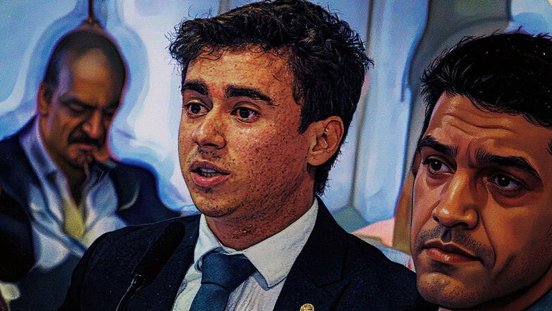 Deputado federal Nikolas Ferreira em comissão do Congresso (Foto: Reprodução)