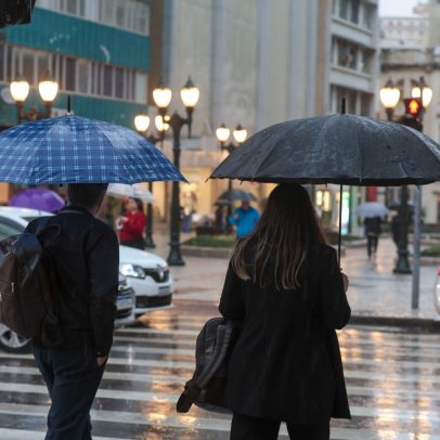 Frente fria altera clima no Sudeste e traz risco de chuvas intensas no Sul