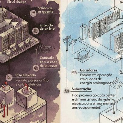 Data centers consomem energia e água em alta escala: entenda como isso acontece