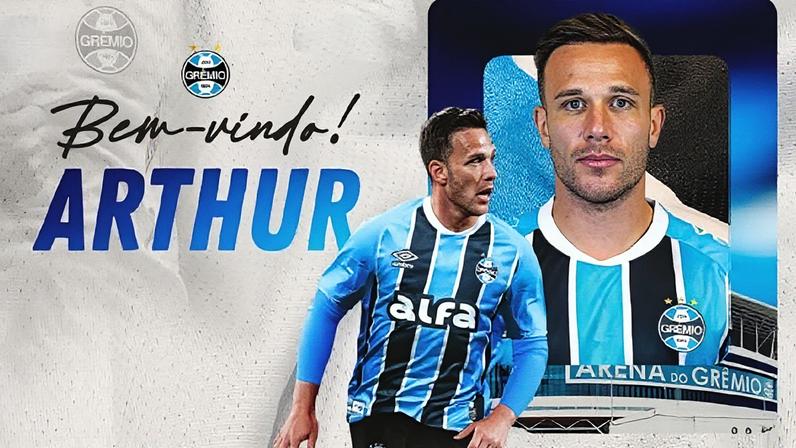 Arthur é anunciado como reforço do Grêmio (Foto: Grêmio)