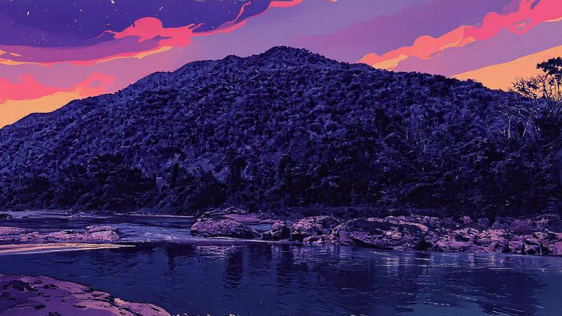 Um trecho do rio Lacantún no estado mexicano de Chiapas, onde arqueólogos identificaram remanescentes do que acreditam ser a cidade maia de Sac Balam (Foto: Josuhé Lozada Toledo, cortesia do Instituto Nacional de Antropología e Historia)