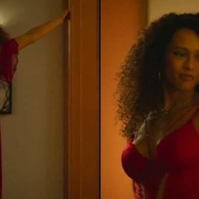 Taís Araujo provoca alvoroço na internet ao aparecer de lingerie em 'Vale tudo'