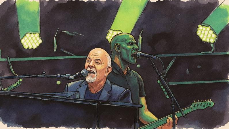 Billy Joel em show em Austin, no Texas, em 2021. O artista anunciou, em 23 de maio de 2025, o cancelamento de uma turnê após ser diagnosticado com uma condição no cérebro que teria piorado com suas últimas performances (Foto: Suzanne Cordeiro/AFP)