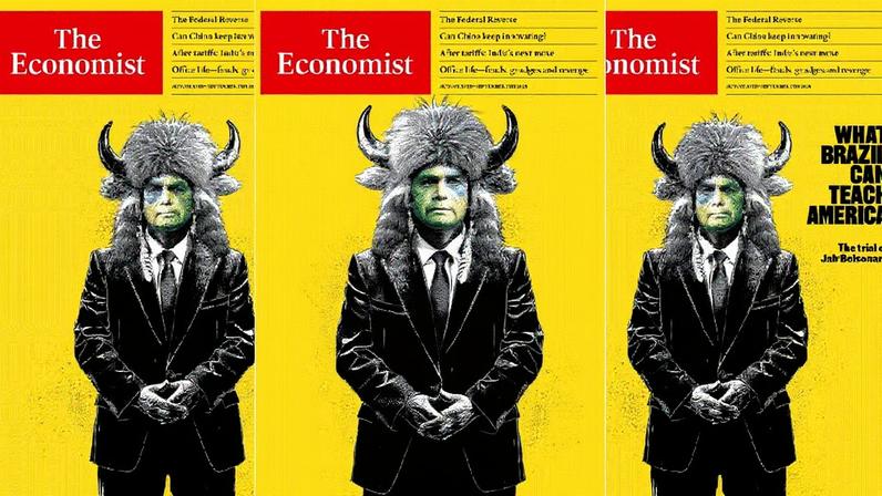 Jair Bolsonaro na capa da revista 'The Economist' (Foto: Reprodução/'The Economist')