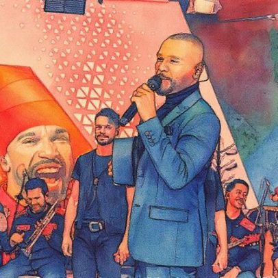 Alexandre Pires lança 'Pagonejo bão' no 'Fantástico' e encanta o público