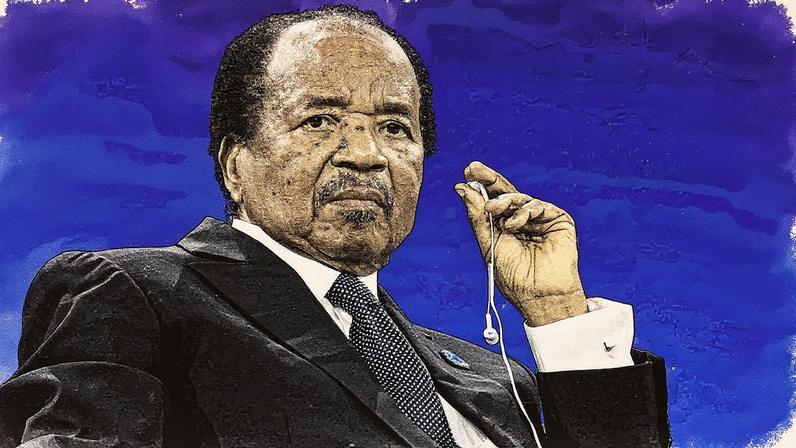 Paul Biya participa do Fórum da Paz em Paris, em 12 de novembro de 2019 (Foto: Reprodução)