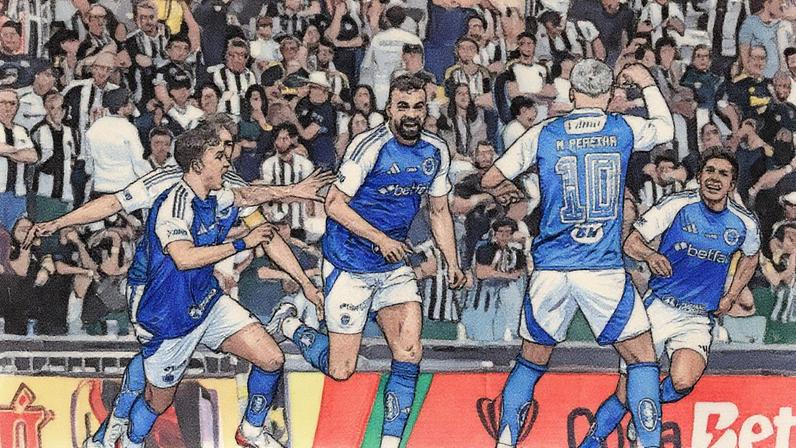 Cruzeiro vence na Arena MRV e abre boa vantagem sobre o rival Atlético. (Foto: Gustavo Aleixo/Cruzeiro EC)