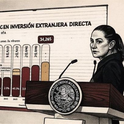 Sheinbaum destaca recorde em investimento estrangeiro e resiliência da economia mexicana