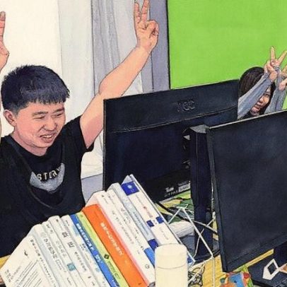 Jovens na China pagam para simular trabalho em escritórios falsos durante crise