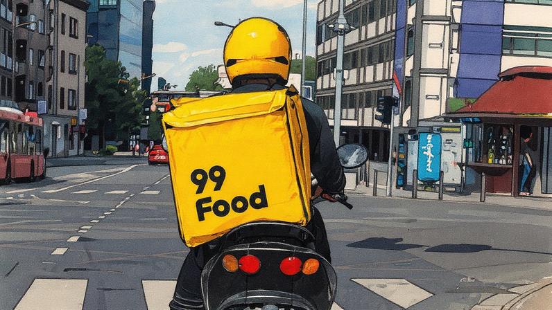 A 99Food implementa no mercado um sistema em que restaurantes poderão fazer delivery online sem pagar nenhuma taxa ou comissão mensal — Foto: Divulgação