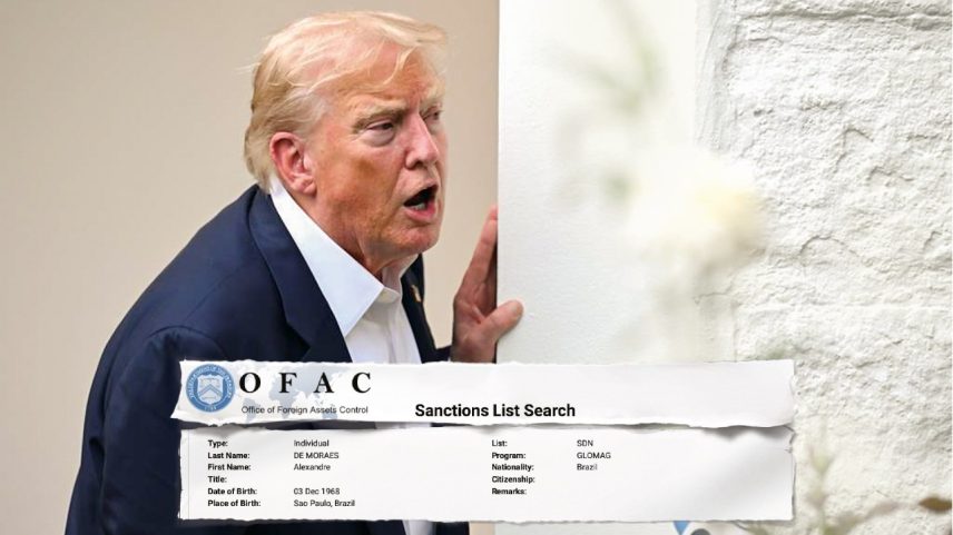 ARROGÂNCIA - O autoritário presidente americano: investida direta e inédita contra a Justiça do Brasil, com objetivos declaradamente políticos (Foto: Fatih Aktas/Anadolu/Getty Images)