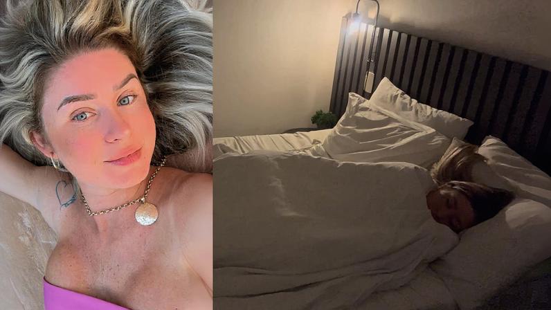 Débora Peixoto lança transmissão ao vivo dormindo e chama atenção na web (Foto: Reprodução Instagram)