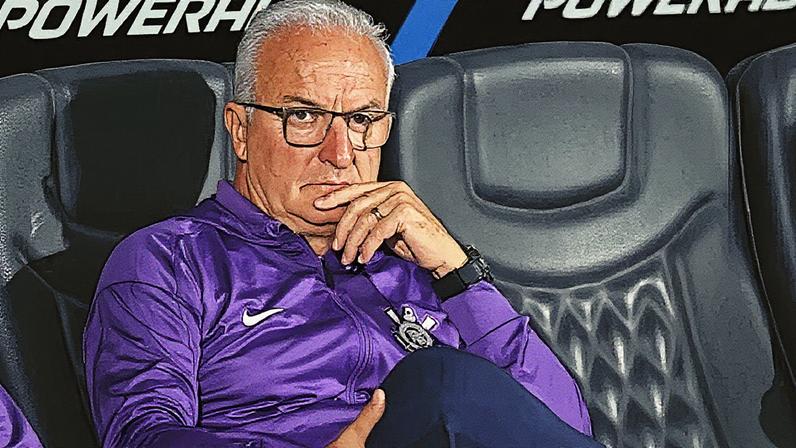 Dorival Júnior durante Racing x Corinthians na Sul-Americana (Foto: Guillermo Legaria/Getty Images)
