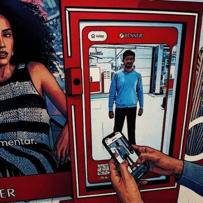 Renner e Eletromidia lançam provador virtual com IA fora das lojas