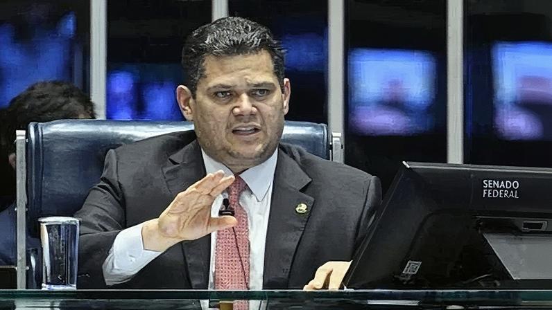 Presidente do Senado, Davi Alcolumbre (União-AP). (Foto: Andressa Anholete/Agência Senado)