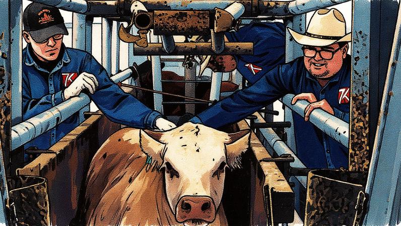 Ganaderos do norte do México, em 28 de julho de 2025. (Foto: Fernando Llano/AP)