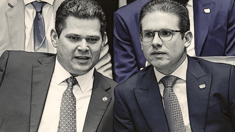Davi Alcolumbre e Hugo Motta (Foto: Kayo Magalhães/Câmara dos Deputados)