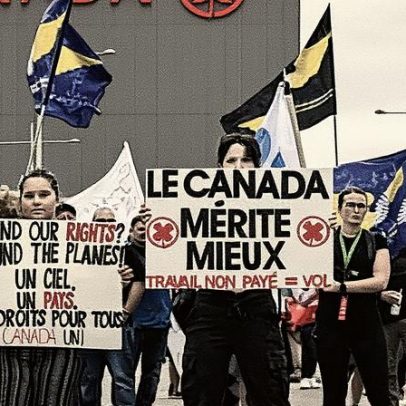 Líderes de sindicato de comissários se preparam para prisão após greve da Air Canada ser proibida