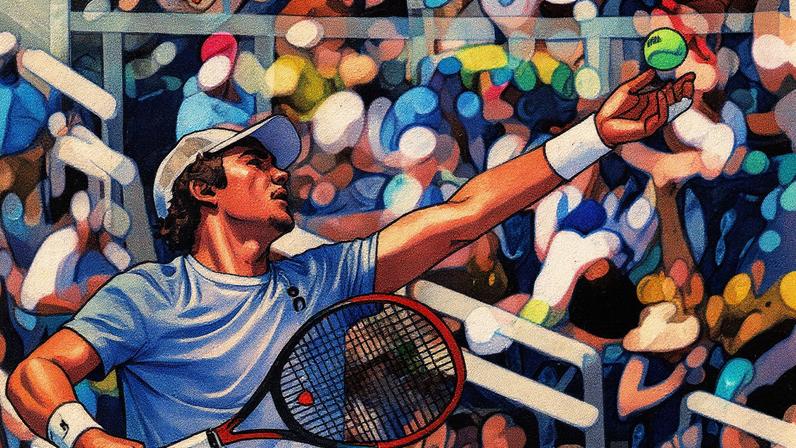 João Fonseca caiu na segunda rodada do US Open (Foto: ELSA / GETTY IMAGES NORTH AMERICA / Getty Images via AFP)