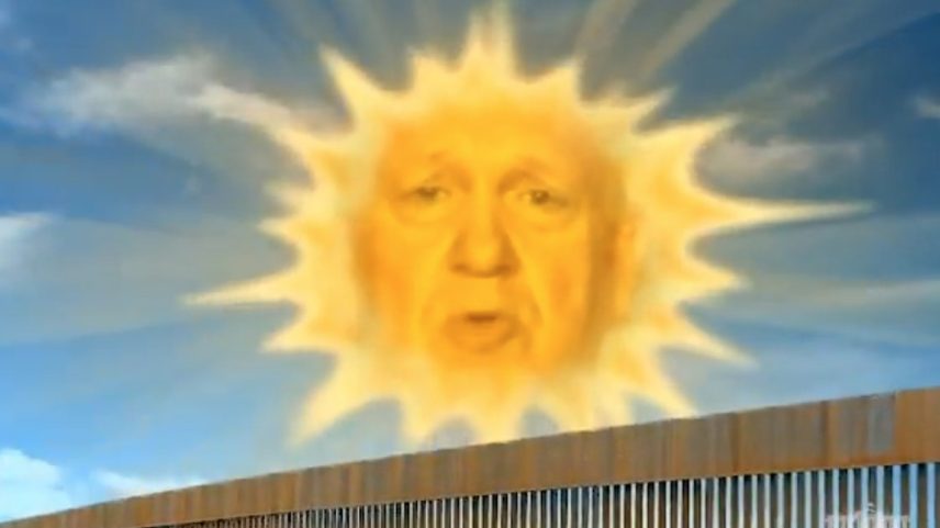 Casa Branca publica vídeo com diretor do ICE como 'Bebê Sol' dos Teletubbies para ameaçar deportação de 'imigrantes ilegais criminosos' (Foto: Reprodução/X)