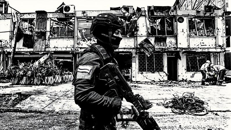 A polícia custodia o área do ataque à base militar em Cali, no dia 22 de agosto de 2025. (Foto: Santiago Saldarriaga/AP)