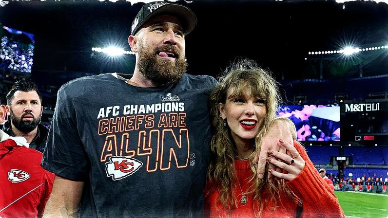 Previsão do tempo inspirada no noivado de Taylor Swift e Travis Kelce, feita de forma inteligente pelo meteorologista Adam. Assista ao relatório. (Foto: Reprodução)