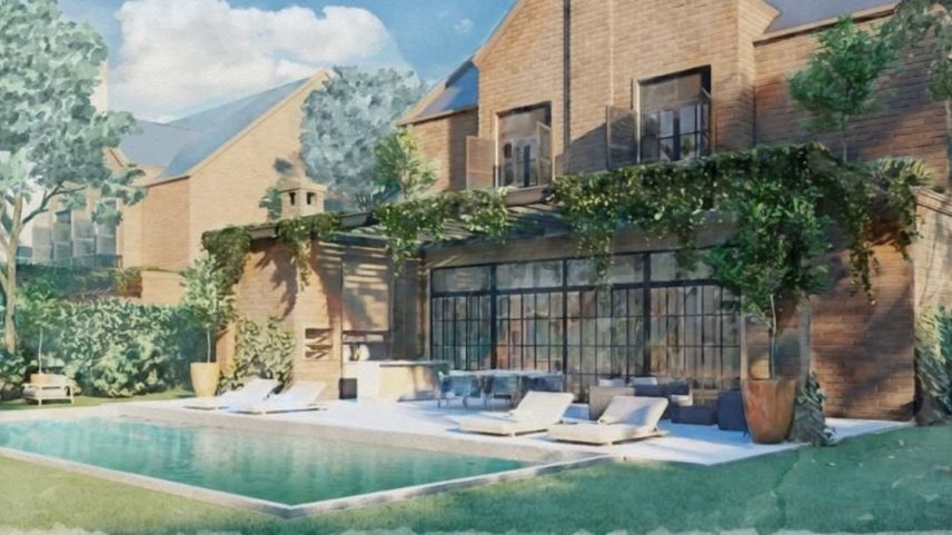 Imagem de casa projetada na Fazenda Santa Helena, em Bragança Paulista, nova aposta da JHSF de condomínio de alto padrão no interior de São Paulo - (Divulgação/JHSF)