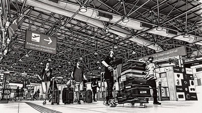 Aeroporto Internacional Tom Jobim/Galeão, no Rio de Janeiro (Foto: Reprodução)