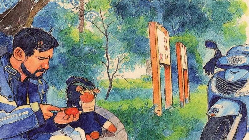 Alex Tibola: motociclista já conheceu mais 80 países e documentava duas viagens pelas redes sociais. (Foto: Reprodução/Youtube)