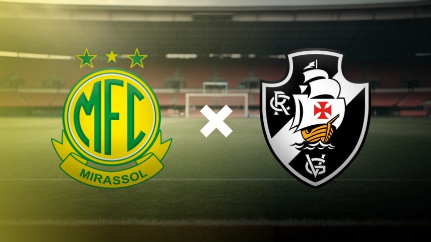 Mirassol x Vasco, pelo Brasileirão (Foto: Editoria de Arte)