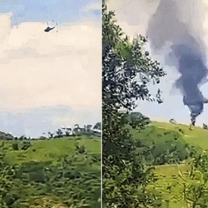 Helicóptero da polícia colombiana cai em ataque de dissidentes das Farc e deixa seis mortos