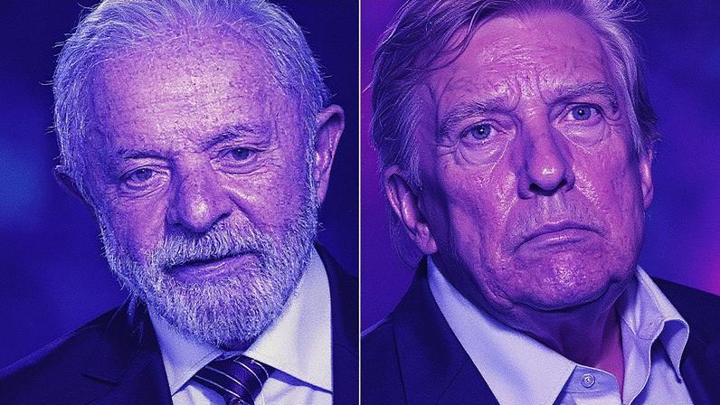 Lula e Trump — Foto: Adriano Machado/Reuters; Evelyn Hockstein/Reuters