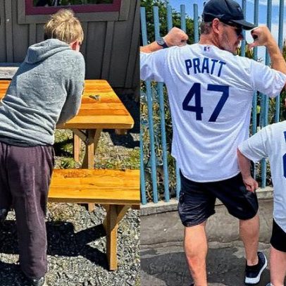 Chris Pratt compartilha foto rara para comemorar o aniversário de 13 anos do filho Jack